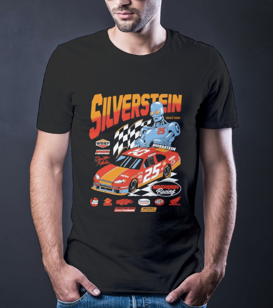 Silverstein Racecar 25 Racing WBIEF Since 2000 T-Shirt