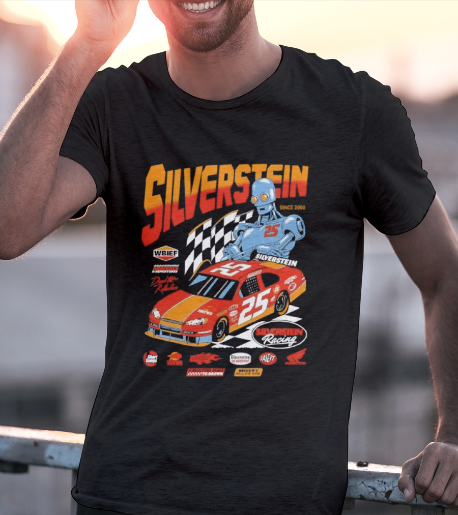 Silverstein Racecar 25 Racing WBIEF Since 2000 T-Shirt