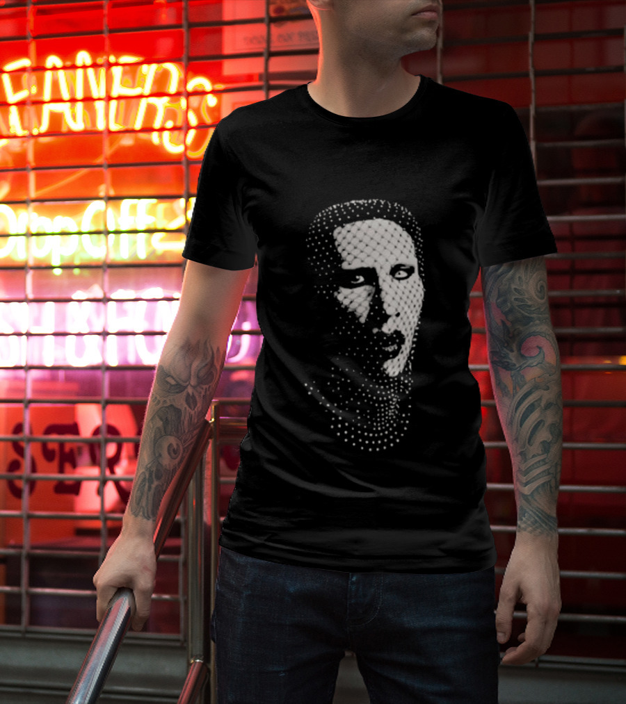 Marilyn Manson Freaks On Tour 2026 Rob Zombie Mesh Of Darkness Tour T-Shirt
