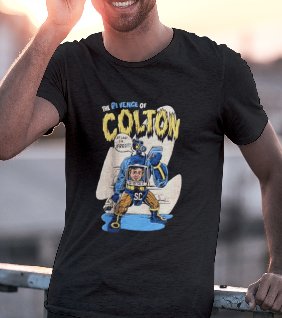 The Revenge Of Colton At Last I Am Free SC Robot Camera Head Video T-Shirt