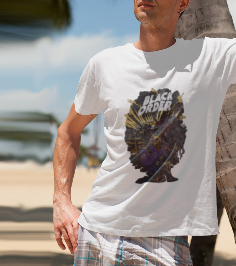 Black Order Thanos And The Children Of Thanos Rock Band Graphic Novel T-Shirt