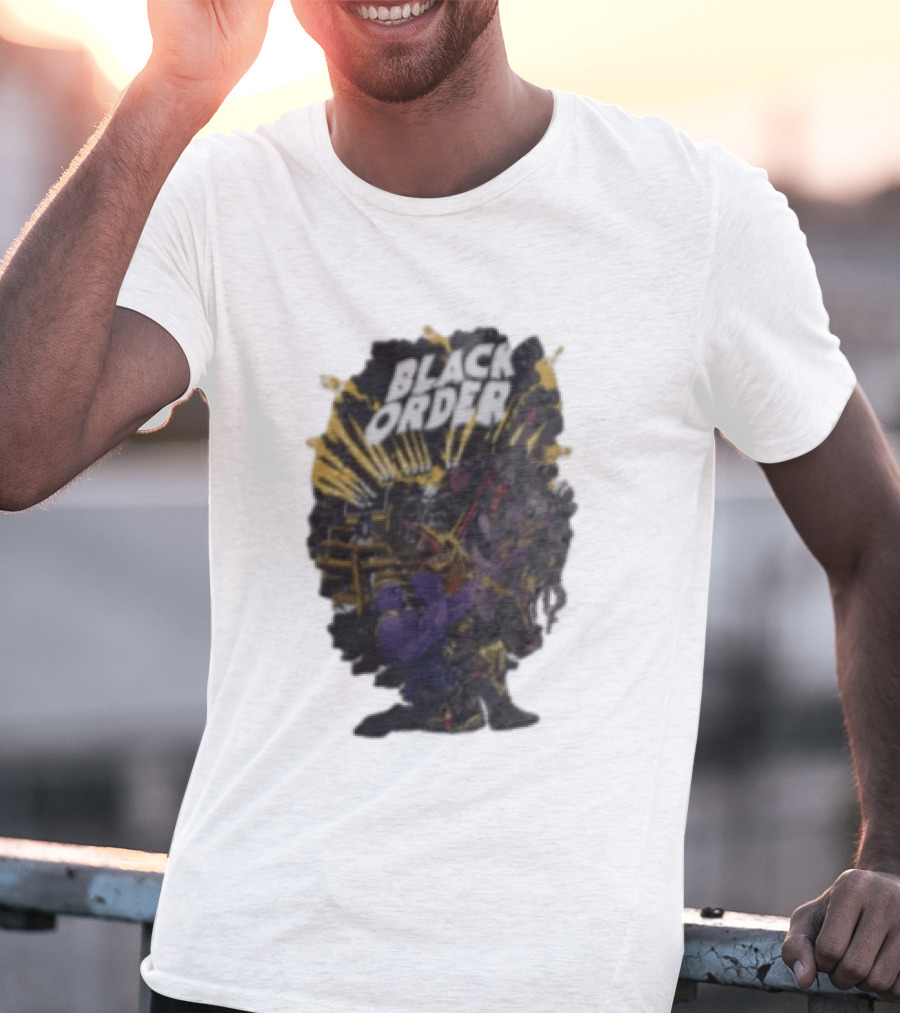 Black Order Thanos And The Children Of Thanos Rock Band Graphic Novel T-Shirt
