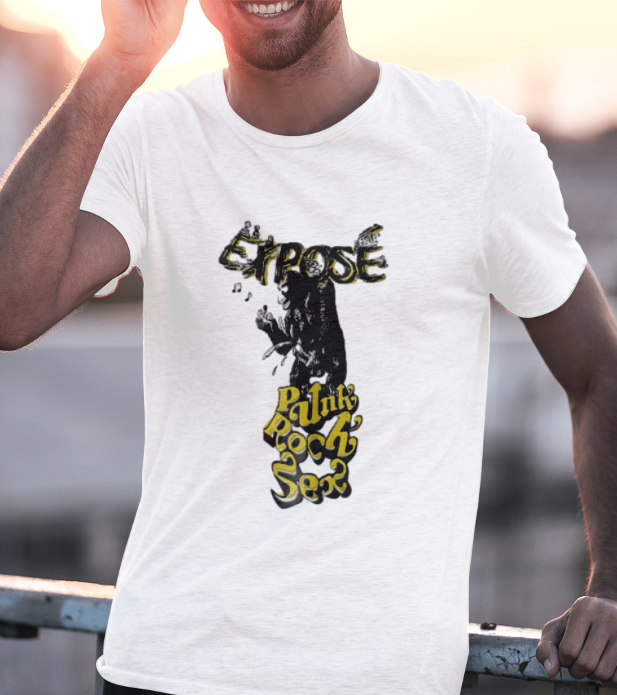 Expose King Kong Punk Rock Sex Gorilla Holding Woman T-Shirt