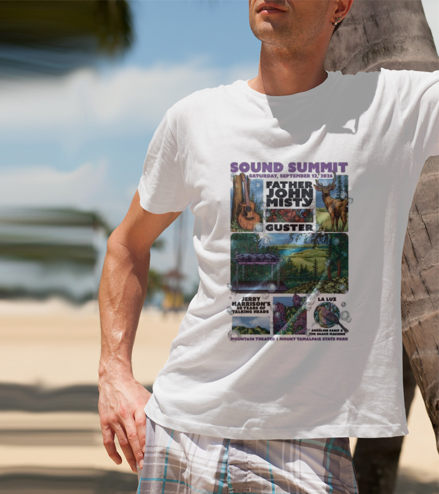 Sound Summit 2026 Father John Misty Guster Marin County MD September 12 Mountain Theater T-Shirt