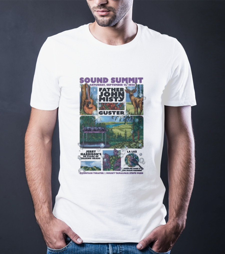 Sound Summit 2026 Father John Misty Guster Marin County MD September 12 Mountain Theater T-Shirt
