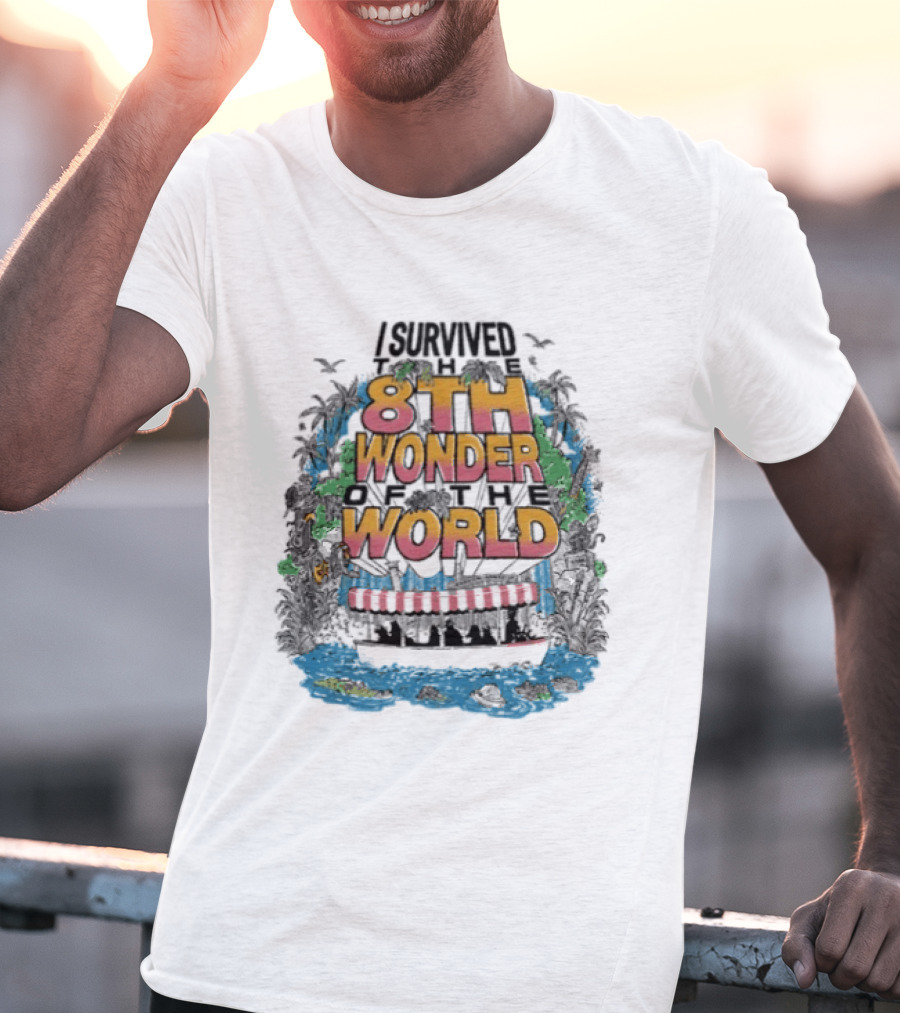 I Survived 8th Wonder Of The World Backside Of Water Adventure T-Shirt