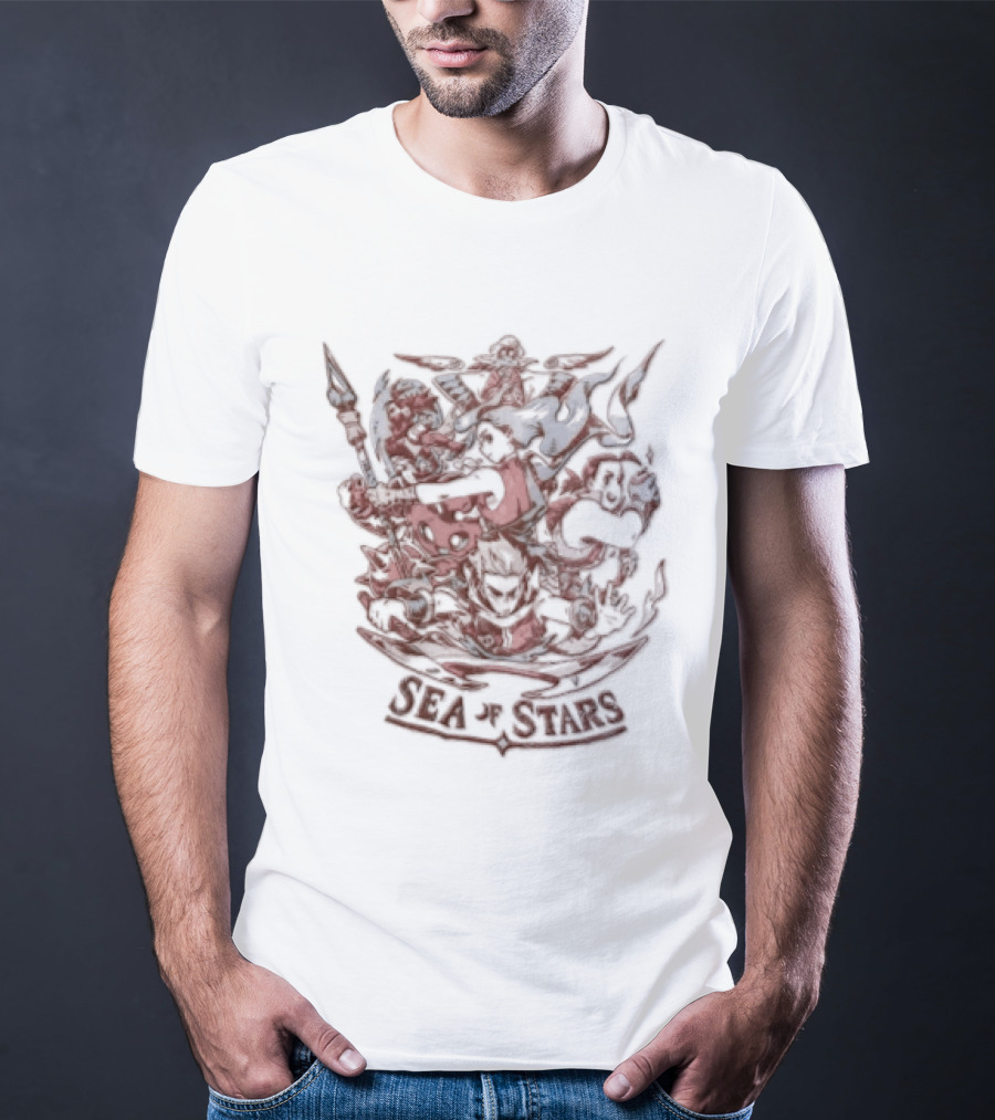 Sea Of Stars Characters Crest T-Shirt