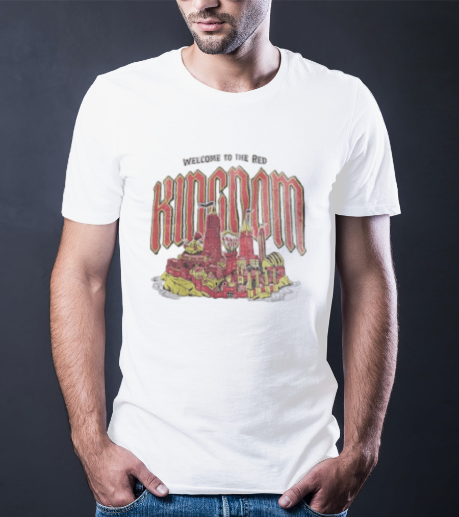 Welcome To The Red Kingdom Cityscape T-Shirt