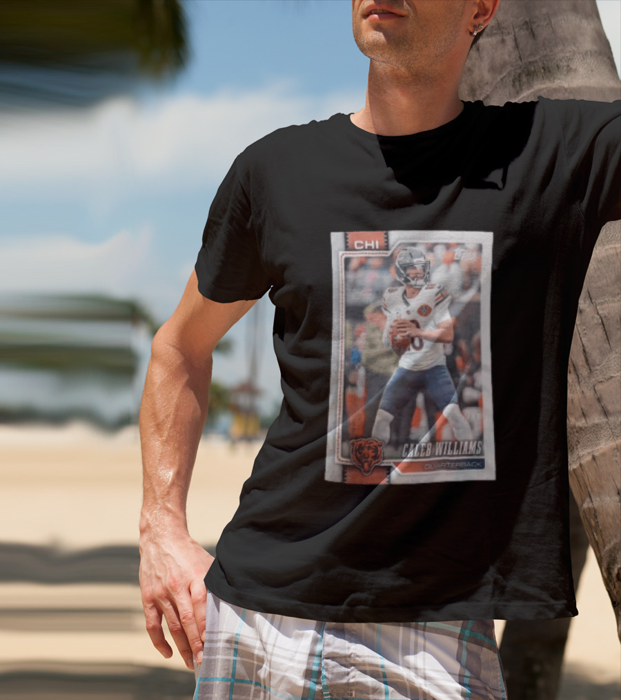 2026 Topps Caleb Williams Chicago Bears Quarterback Trading Card T-Shirt