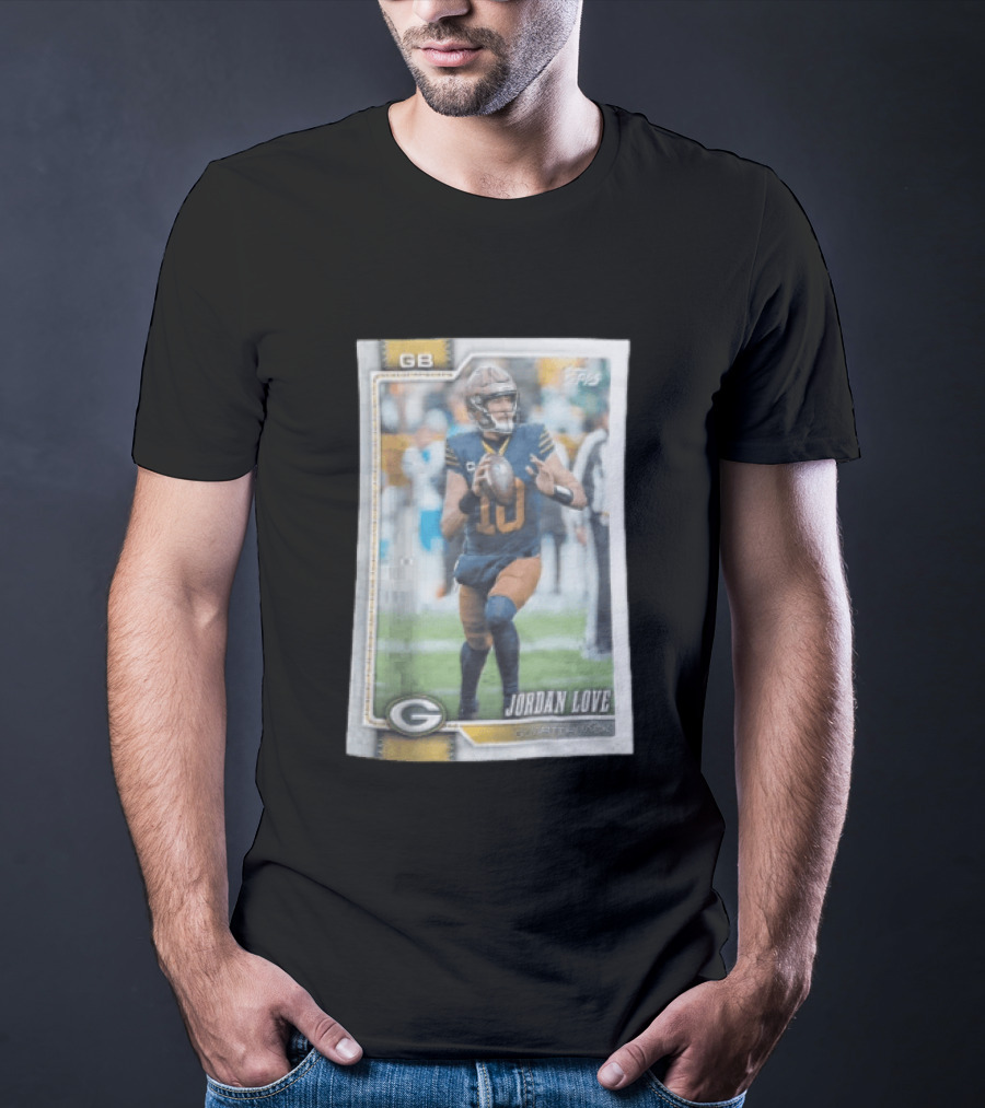 2026 Topps Jordan Love Packers GB Football Card T-Shirt