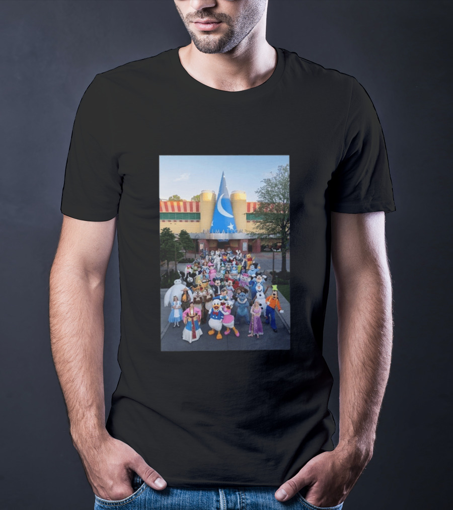 Happy The Magic Of Disney Animation Opening Day At Disney Hollywood Studios Characters T-Shirt