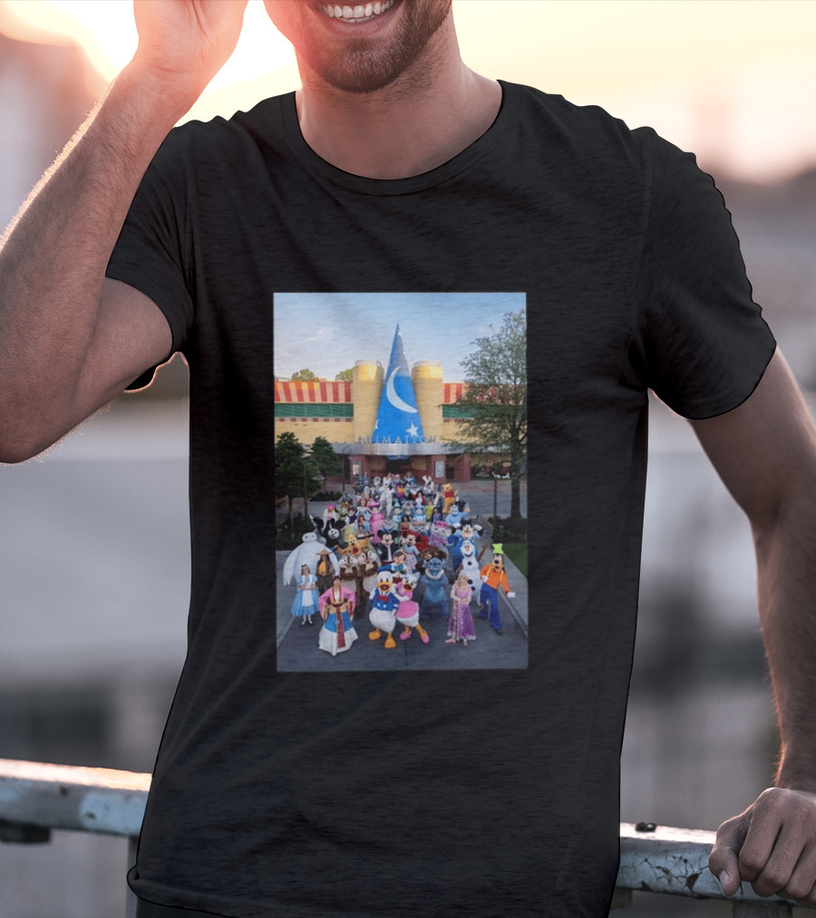 Happy The Magic Of Disney Animation Opening Day At Disney Hollywood Studios Characters T-Shirt
