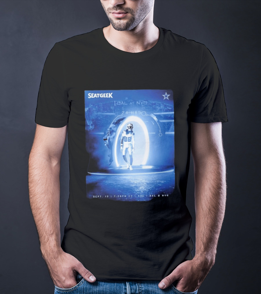 Seatgeek Dallas Vs New York Giants MetLife Stadium September 13 2026 24 Hrs Countdown T-Shirt