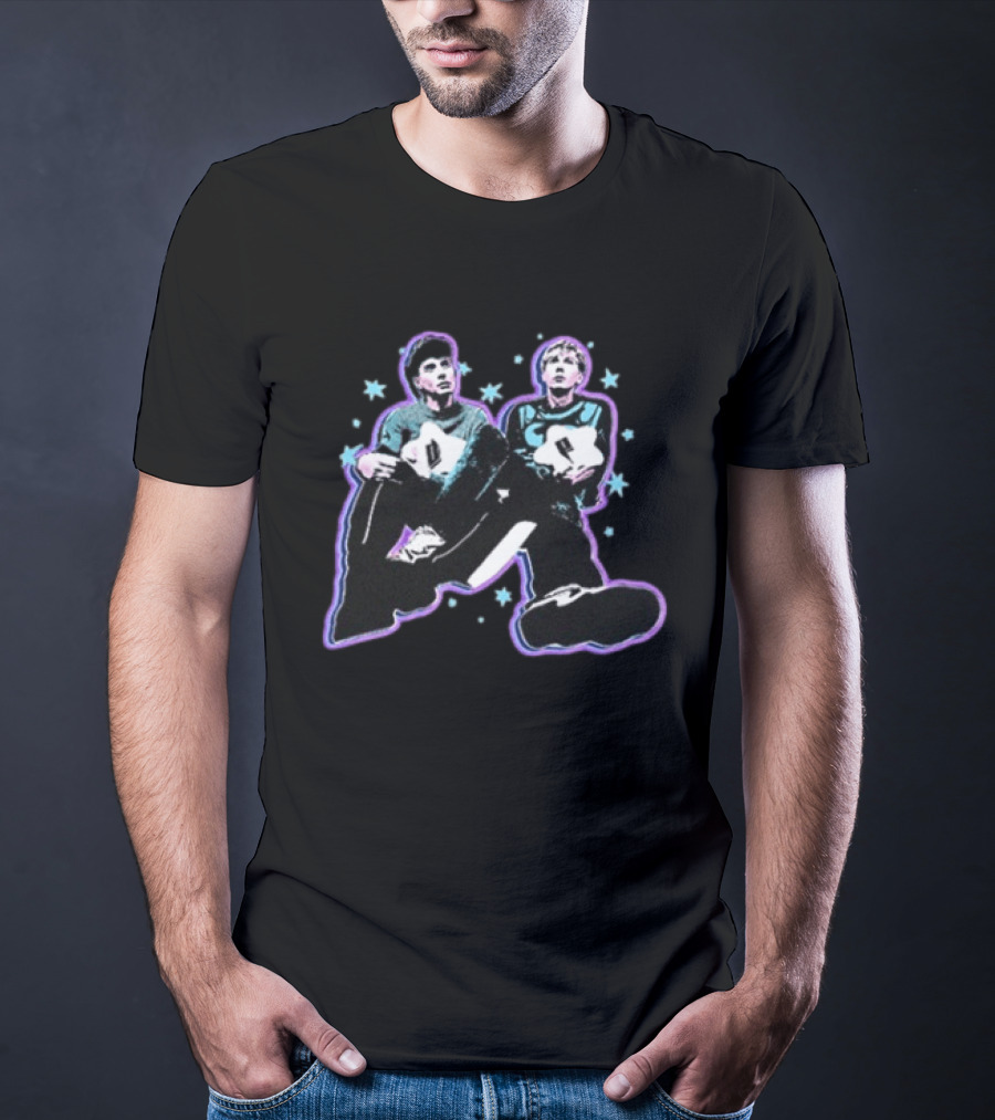 Dan And Phil Hard Launch Tour 2026 2027 Photo Tour Dates Sit Stars Duo T-Shirt