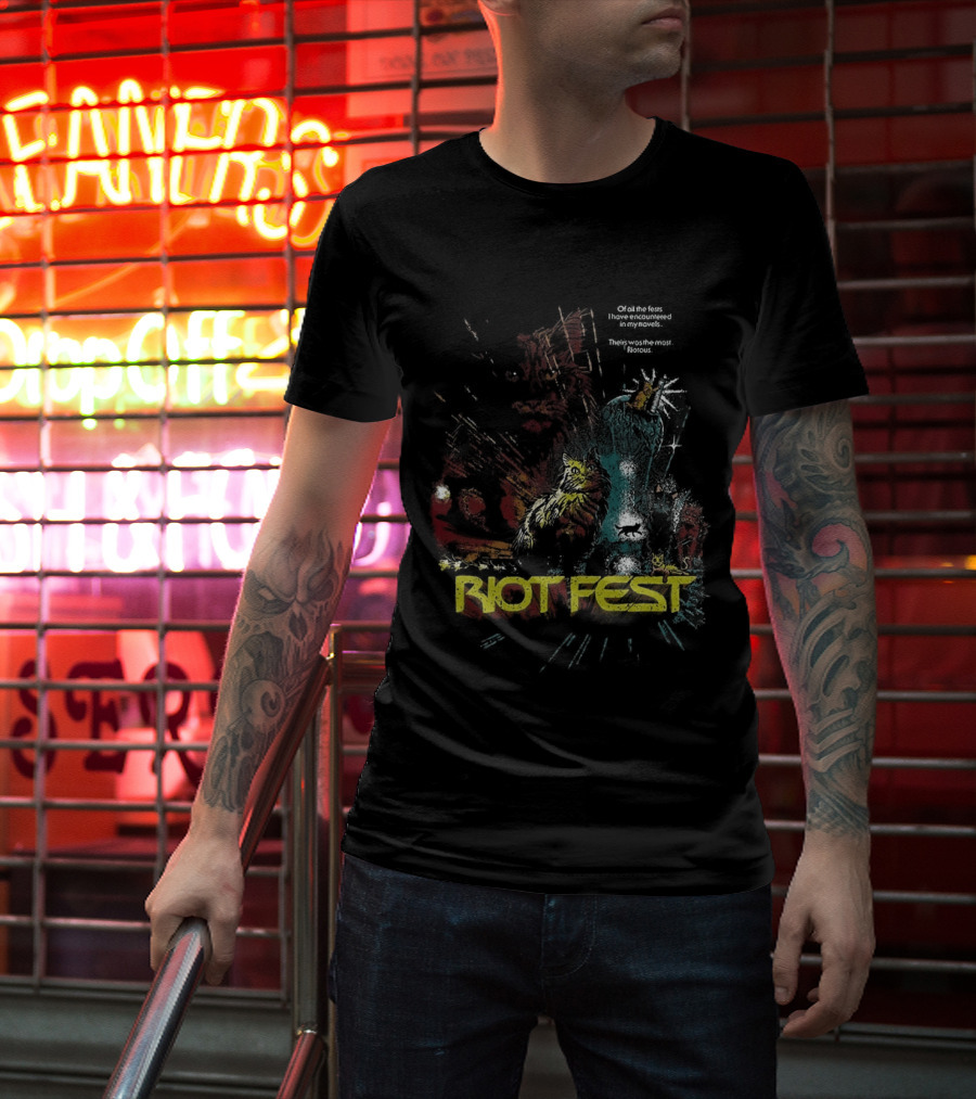 Riot Fest 2026 Chicago Douglass Park September 18 20 Wrath Of Cats Lineup T-Shirt