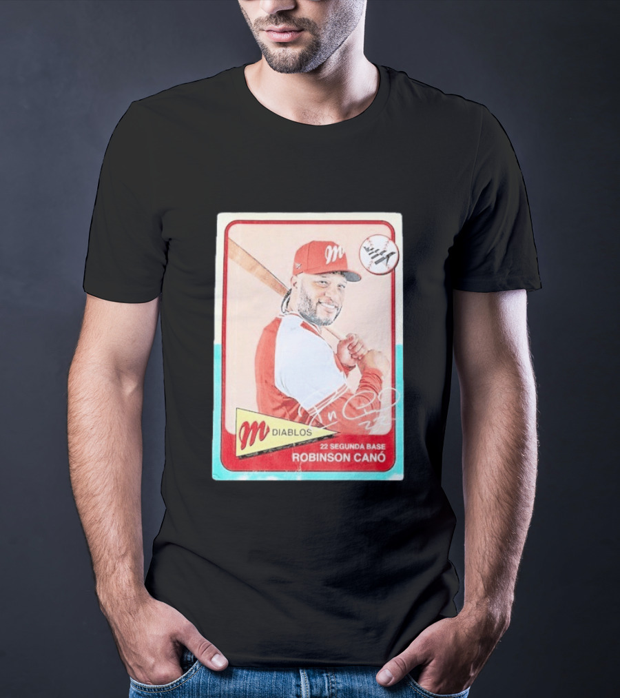 Robinson Canó Diablos Rojos Del México Paper Planes Baseball Segunda Base T-Shirt