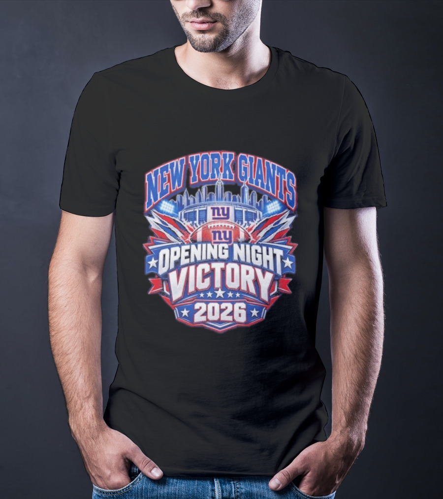 New York Giants 2026 Opening Night Victory T-Shirt