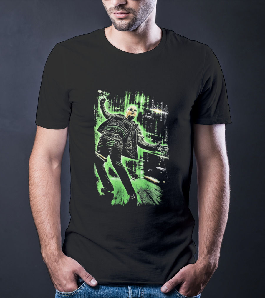 Solo Sikoa Dodging Pew Pew Pew Warning Shots T-Shirt