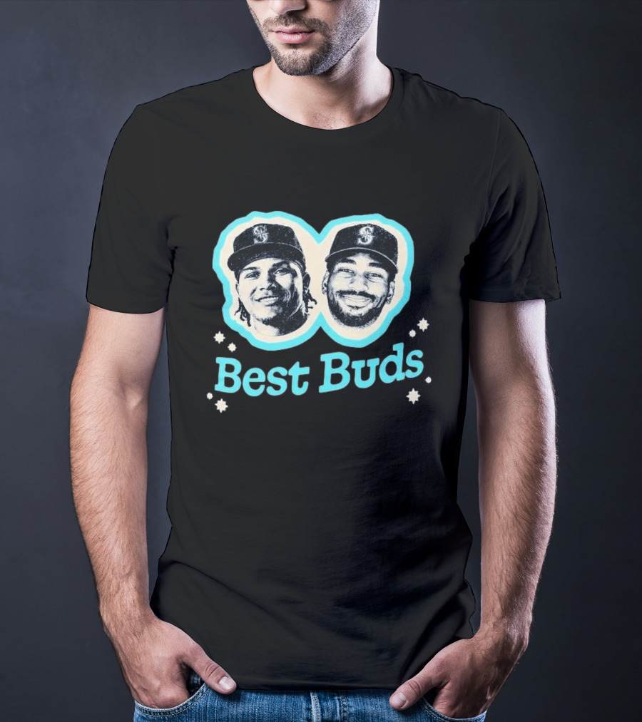 Michael Arroyo Lázaro Montes Best Buds Seattle Baseball Duo T-Shirt