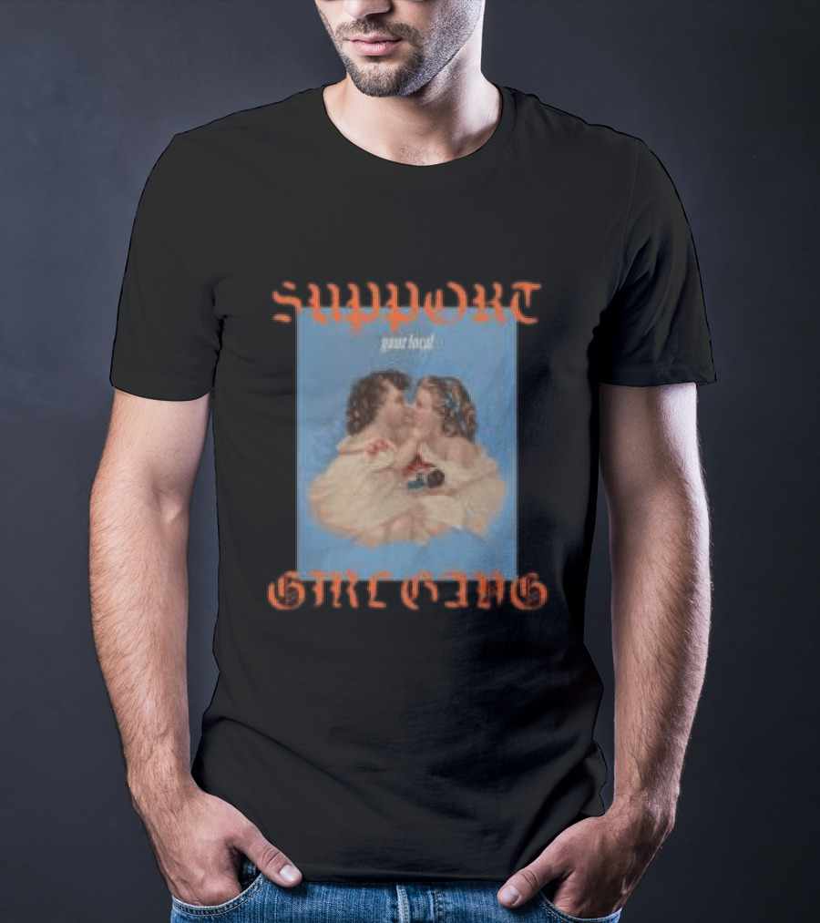 Uhanadesign Shop Support Your Local Girl Gang Oversize T-Shirt