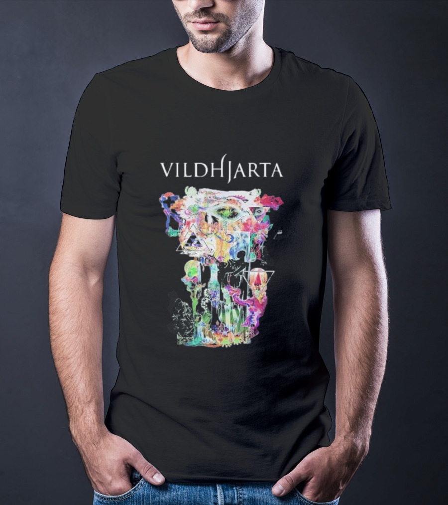 Vildhjarta Ylva Colorful Abstract T-Shirt