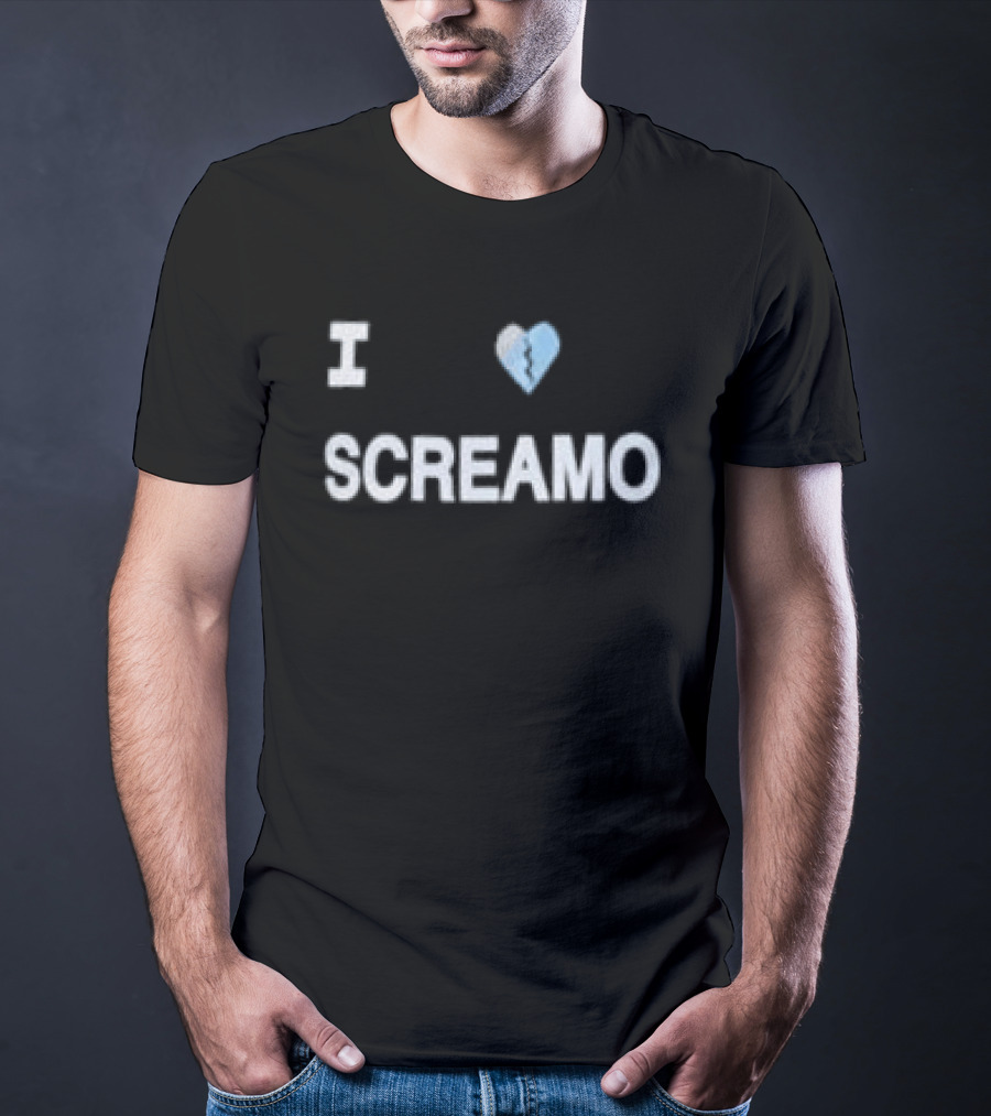 I Love Screamo Xdunlimited Shop Heart T-Shirt