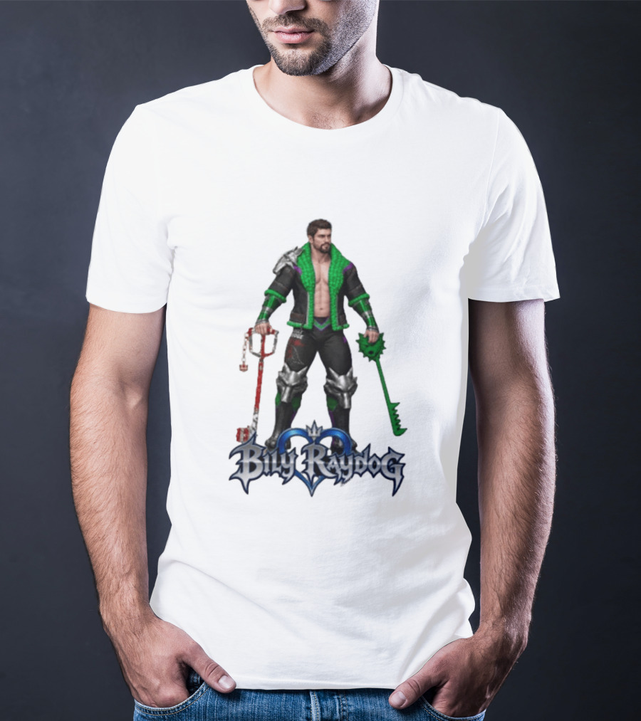 Billy Raydog Kingdom Hearts Crossover Character With Chains And Keys T-Shirt