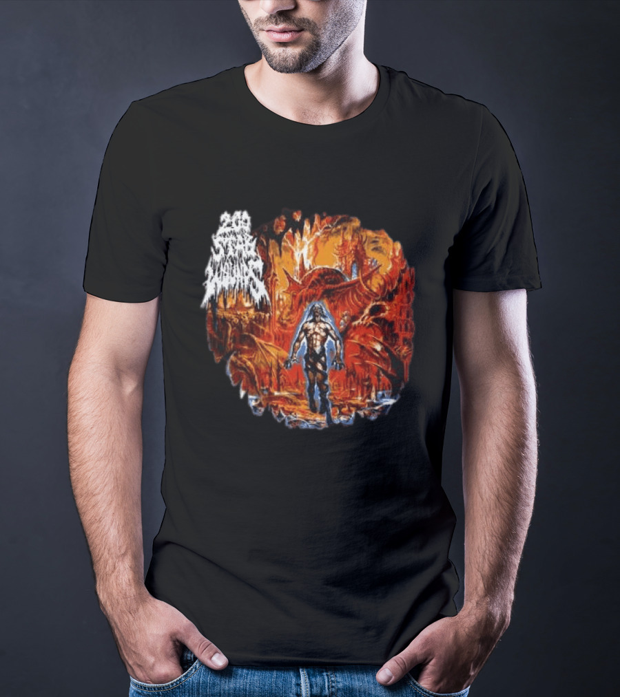 200 Stab Wounds Lowest Form Evilgreed Shop Longsleeve Fiery Dragon T-Shirt