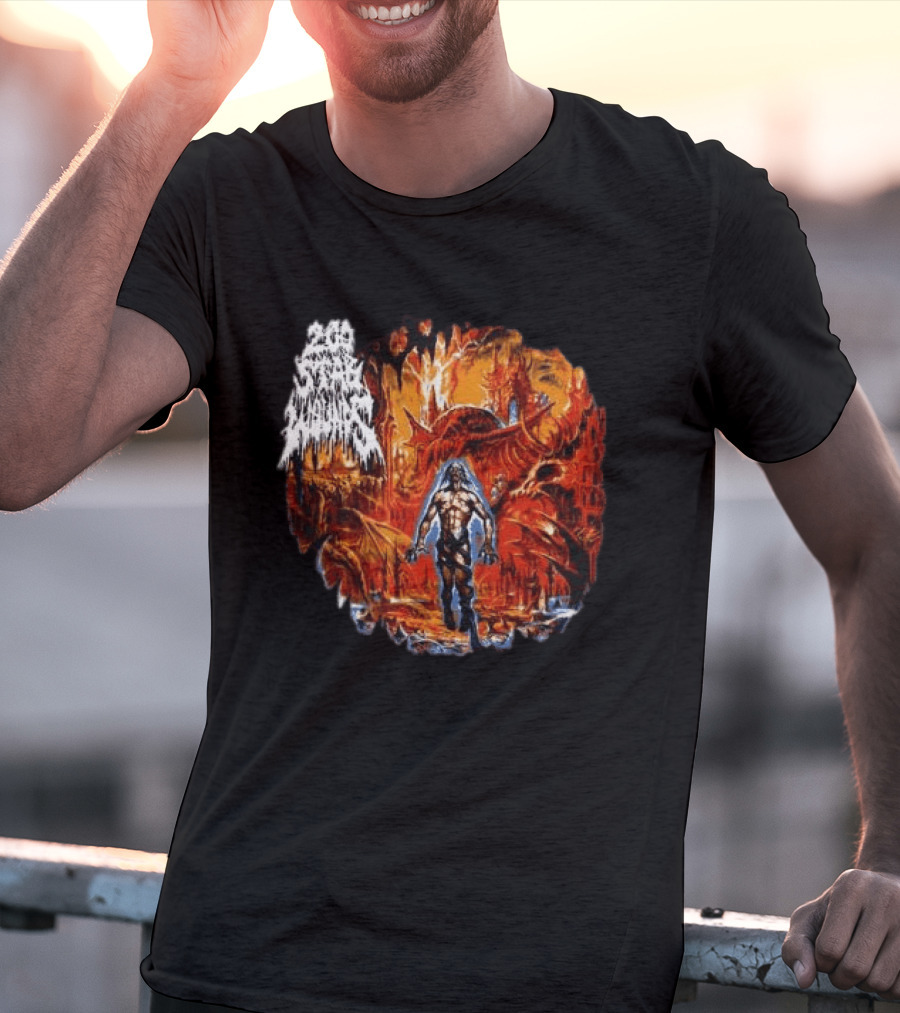 200 Stab Wounds Lowest Form Evilgreed Shop Longsleeve Fiery Dragon T-Shirt