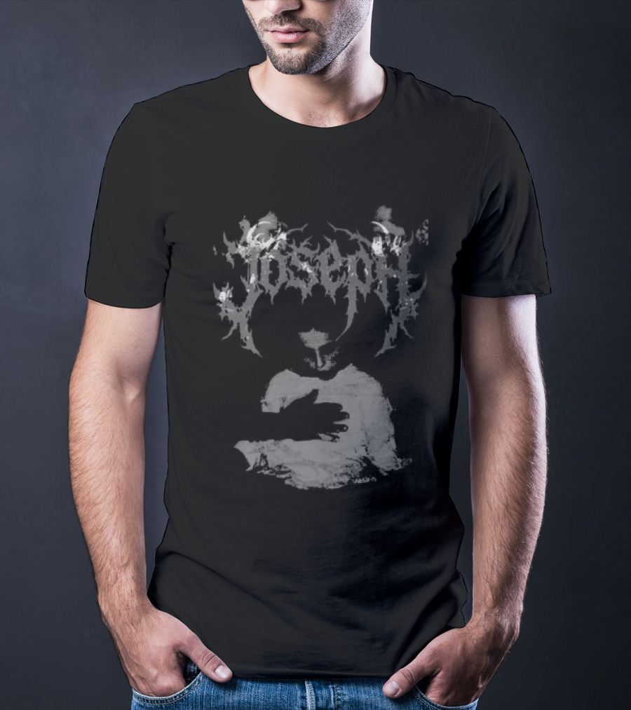 Falling In Reverse Joseph Gothic Script White T-Shirt