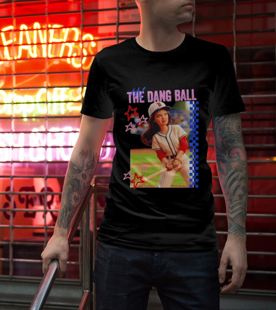 Barbie Ballfield Hit The Dang Ball Baseball Player Doll Vintage Stars T-Shirt