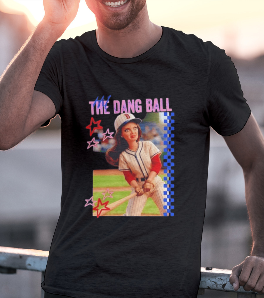 Barbie Ballfield Hit The Dang Ball Baseball Player Doll Vintage Stars T-Shirt