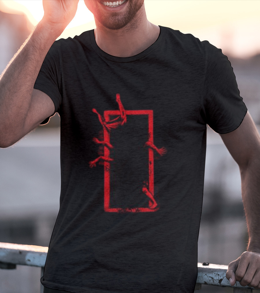 Heavy Spoilers Evil Inside Creepy Hands Shadow Box T-Shirt