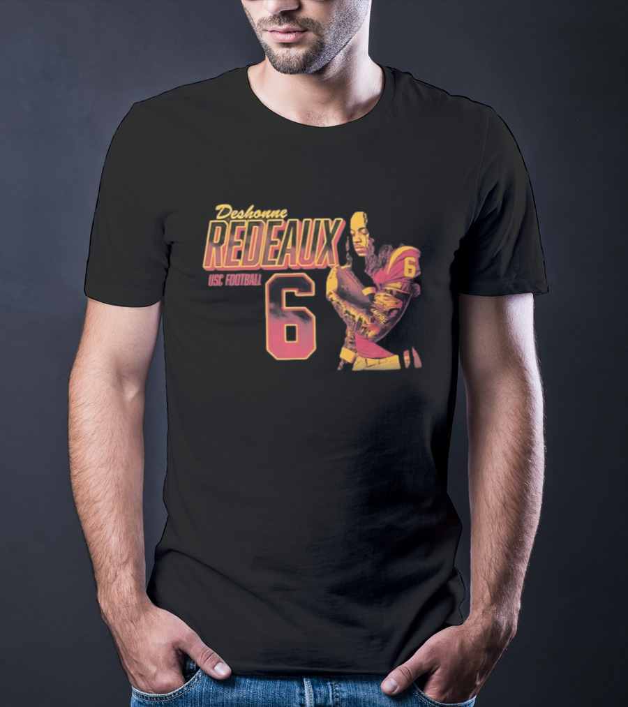 Deshonne Redeaux USC Football Number 6 T-Shirt