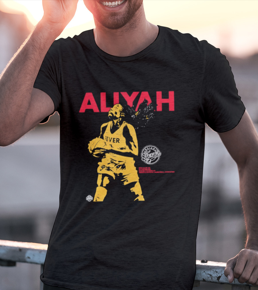 Indiana Fever Aliyah Basketball Player T-Shirt