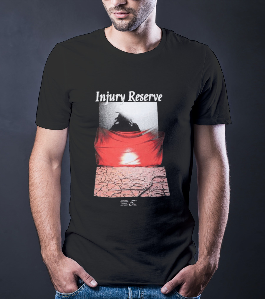 Injury Reserve Stage With Surreal Red And Black T-Shirt