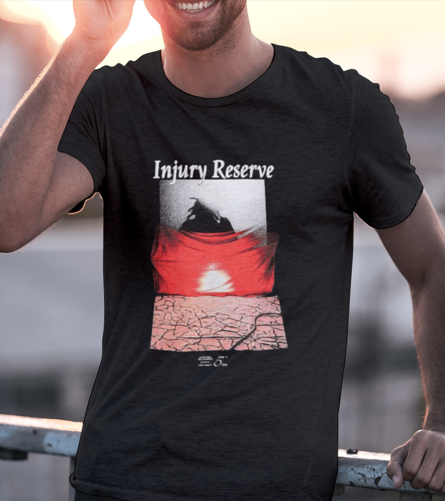 Injury Reserve Stage With Surreal Red And Black T-Shirt