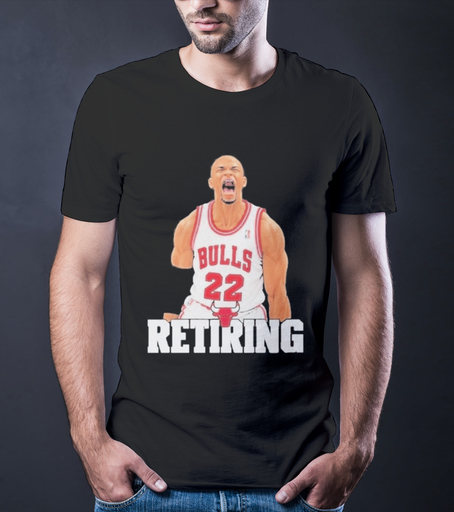 Taj Gibson 22 Bulls Retiring Iconic Moment T-Shirt