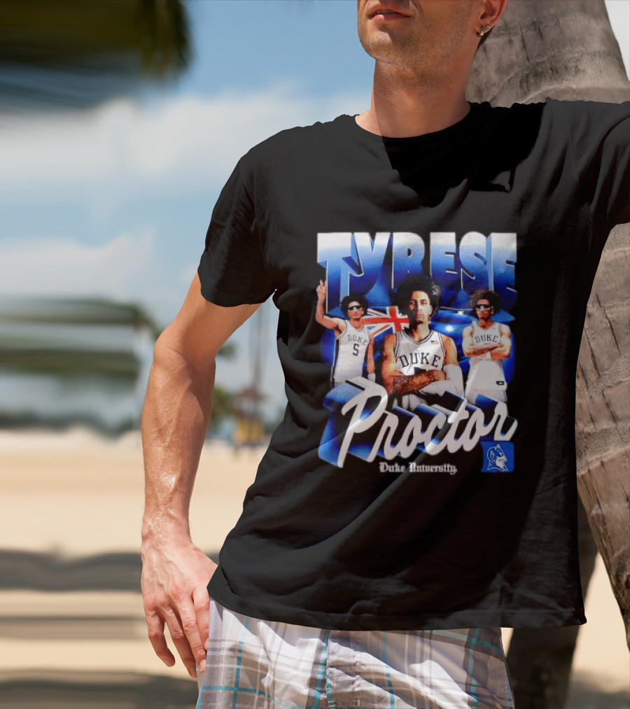 Tyrese Proctor Duke University Blue Devils Basketball Collage T-Shirt