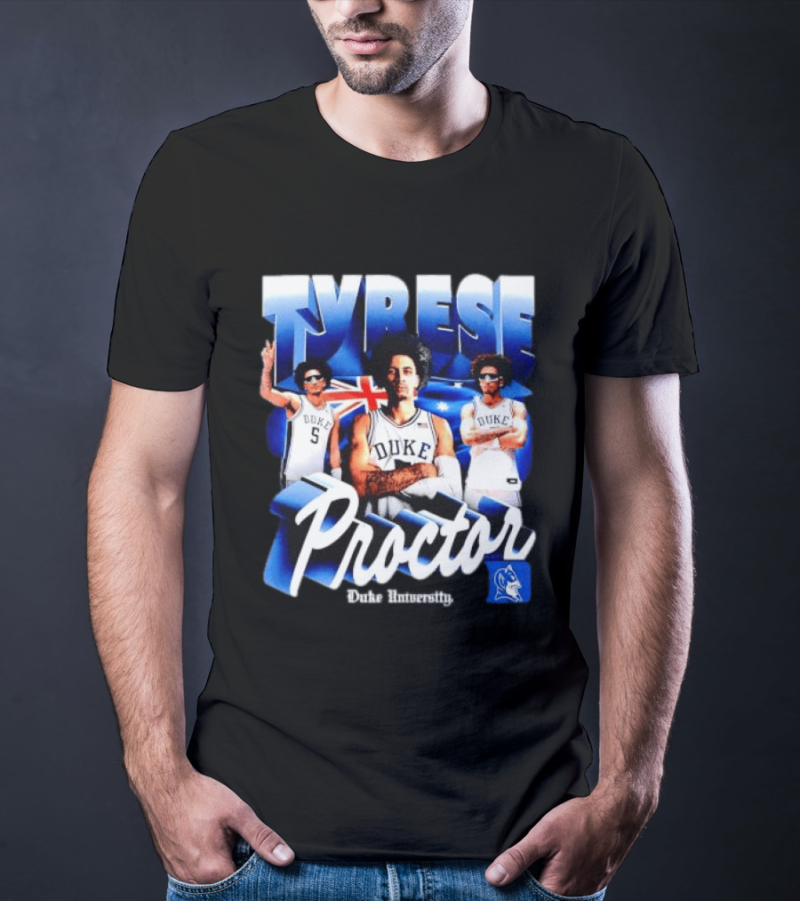 Tyrese Proctor Duke University Blue Devils Basketball Collage T-Shirt
