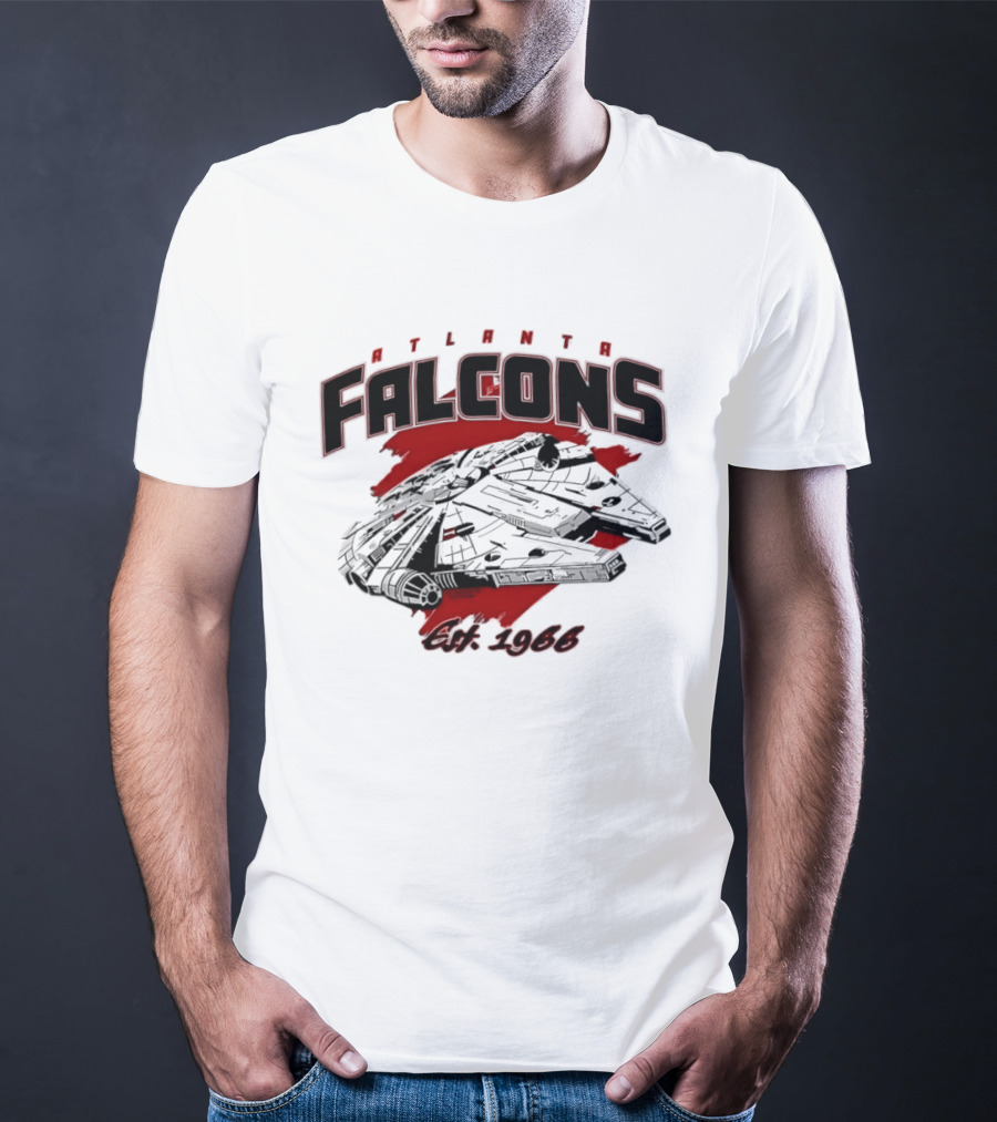 Atlanta Falcons Est 1966 Millennium Falcon Mashup T-Shirt