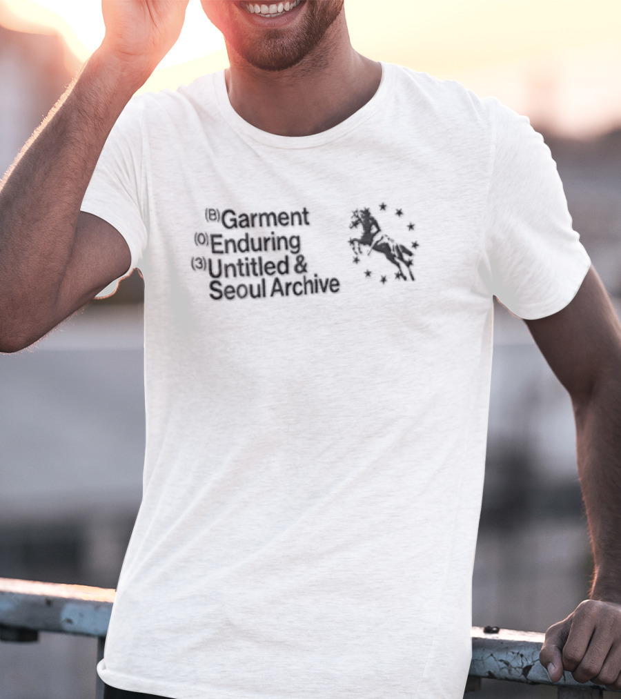 B Garment O Enduring 3 Untitled Seoul Archive Galloping Horse Of Stars T-Shirt