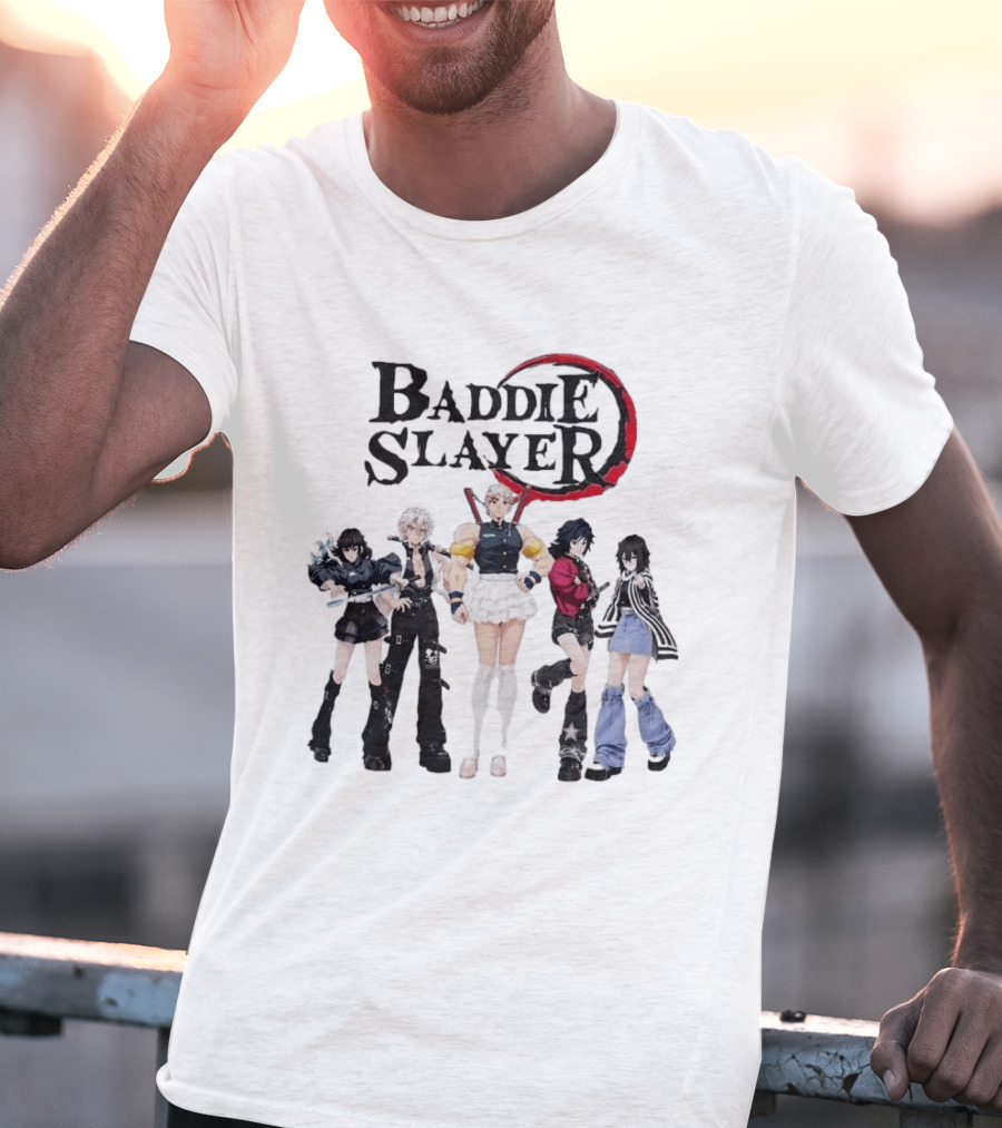 Baddie Slayer Demon Slayer Kimetsu No Yaiba Characters T-Shirt