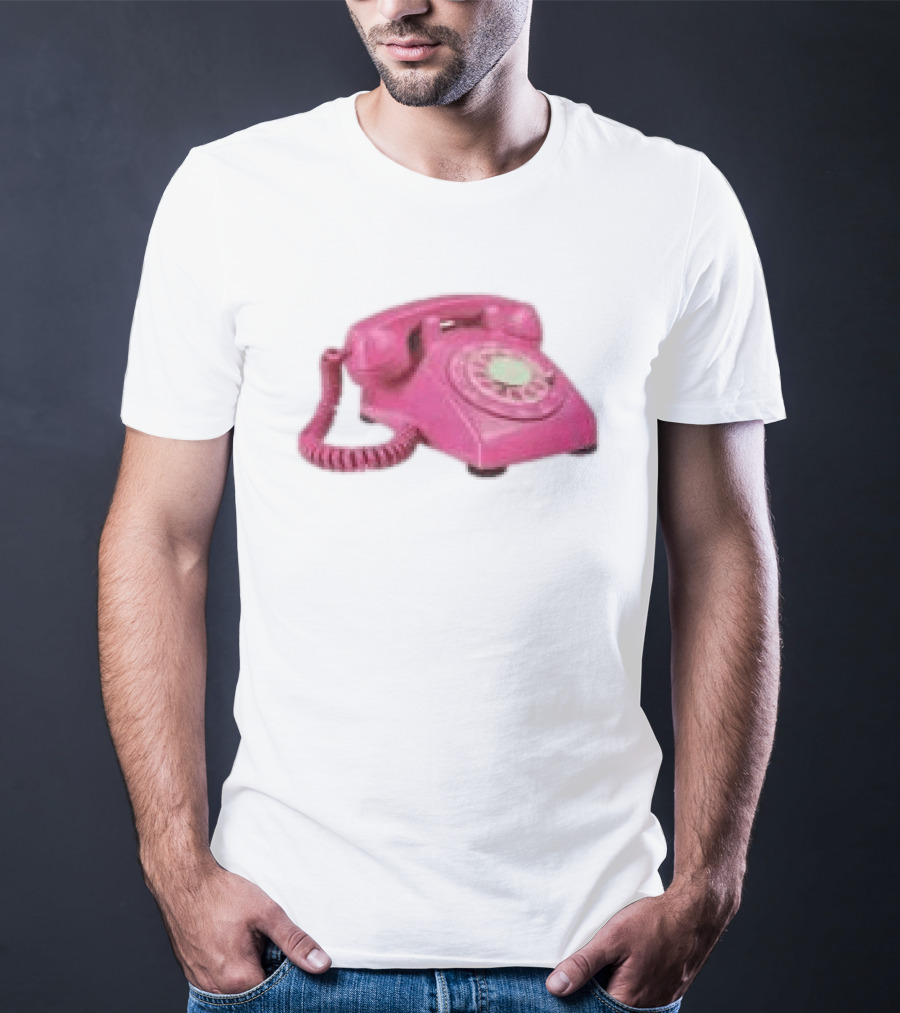 Fesspool Shop Retro Pink Phone Crop Top T-Shirt