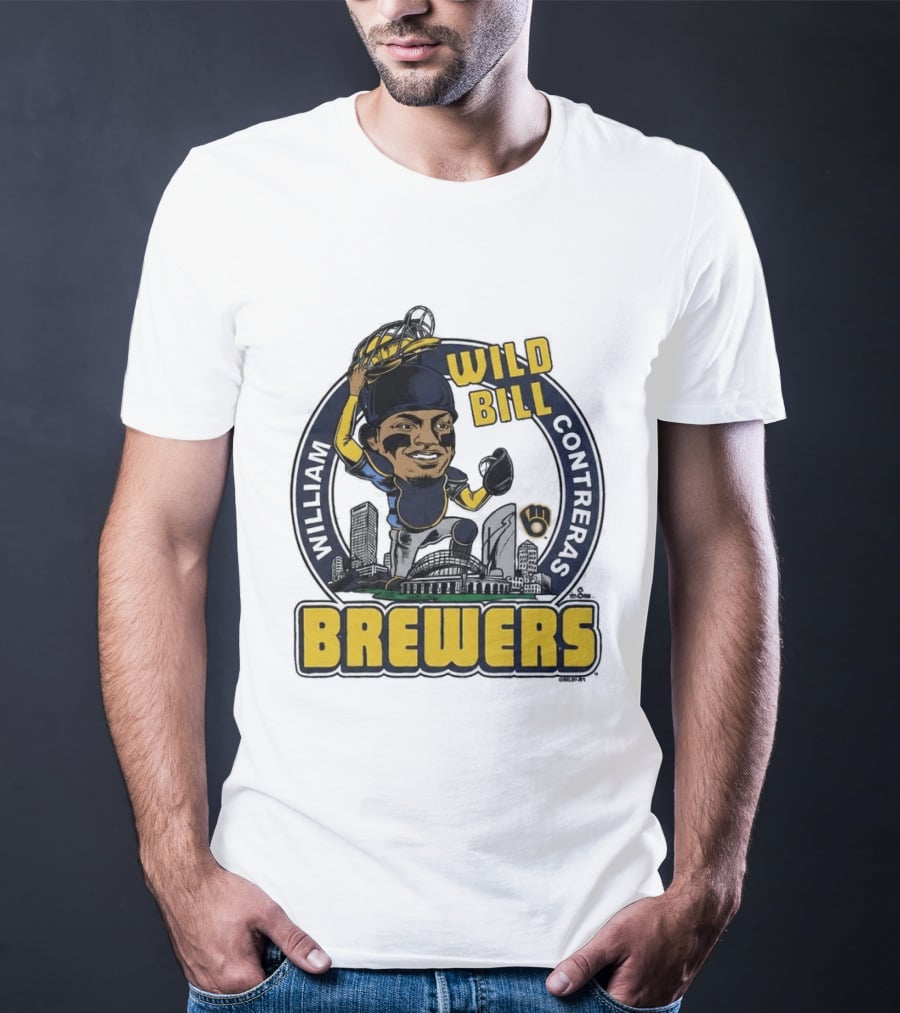Milwaukee Brewers Wild Bill William Contreras Baseball 2026 T-Shirt