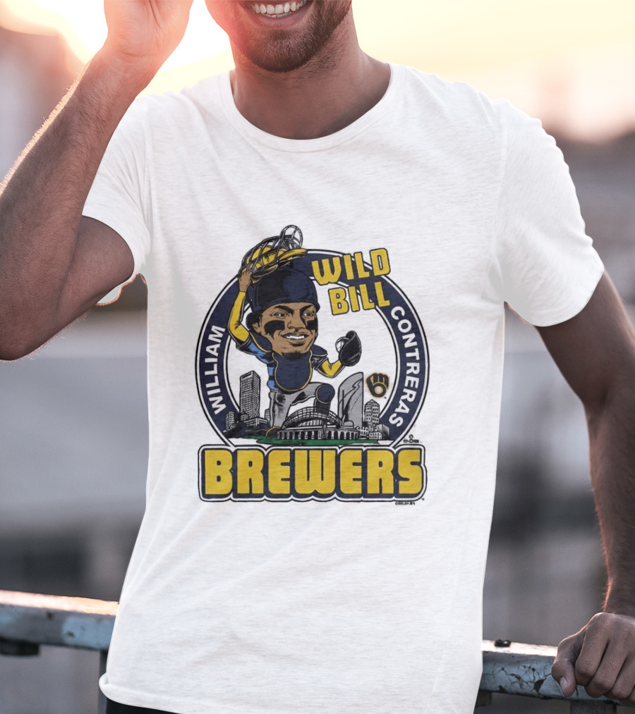 Milwaukee Brewers Wild Bill William Contreras Baseball 2026 T-Shirt
