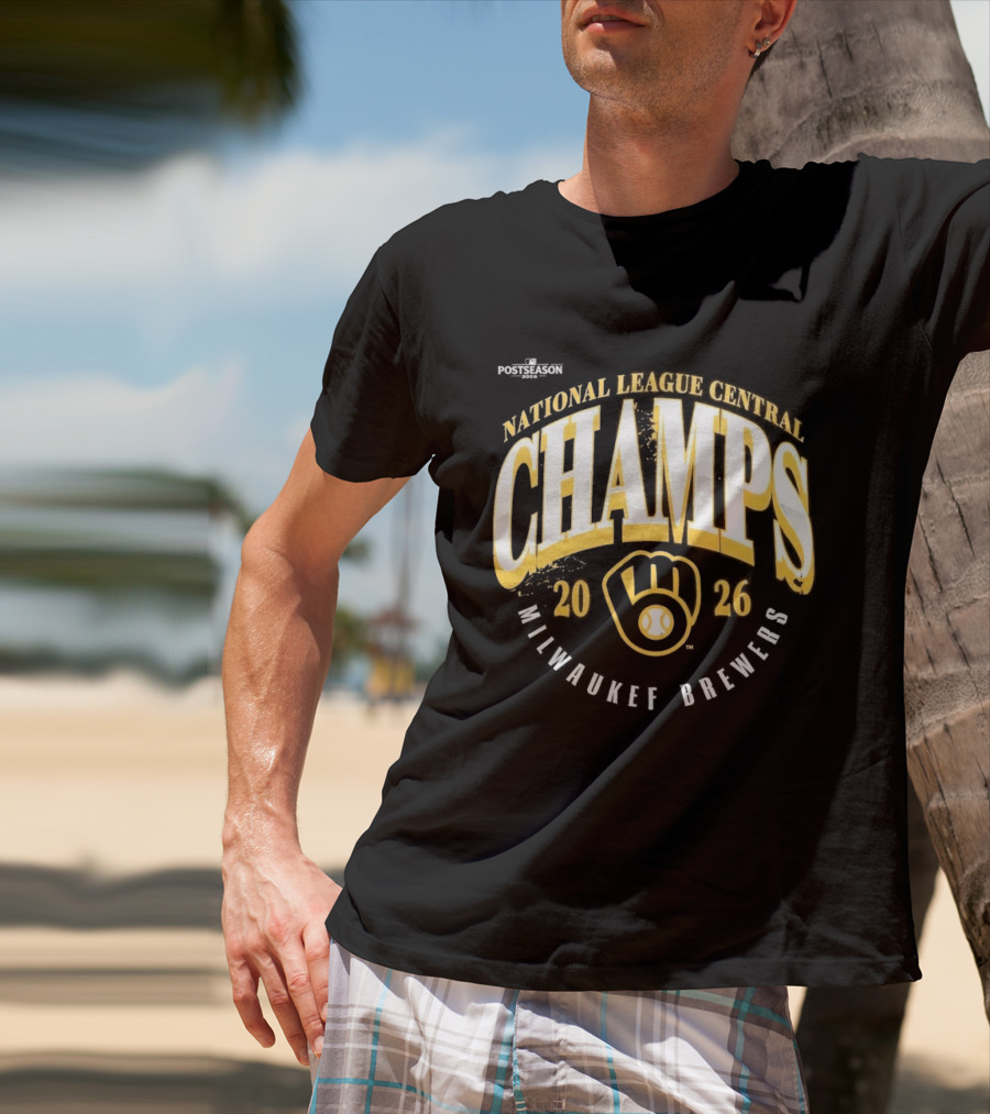 Milwaukee Brewers 2026 National League Central Champs T-Shirt