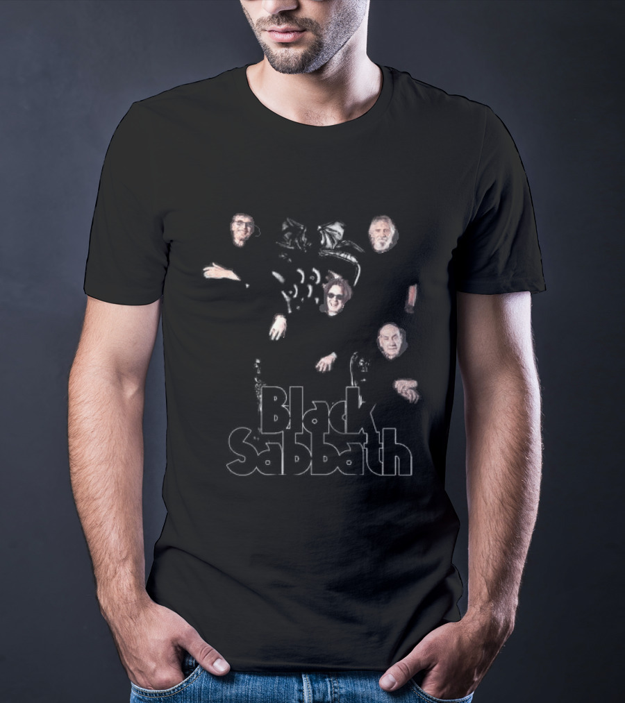 Black Sabbath Back To The Beginning Band Photo T-Shirt