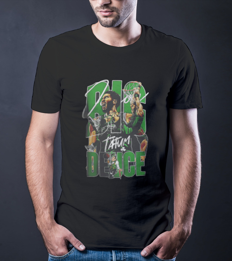 Boston Celtics Tatum Big Deuce Dunking T-Shirt