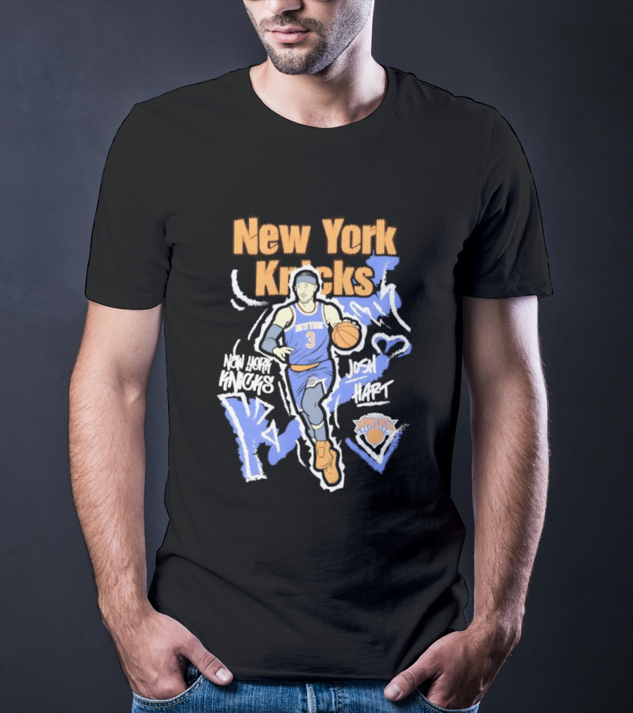 New York Knicks Josh Hart Chalked Up Basketball Player T-Shirt